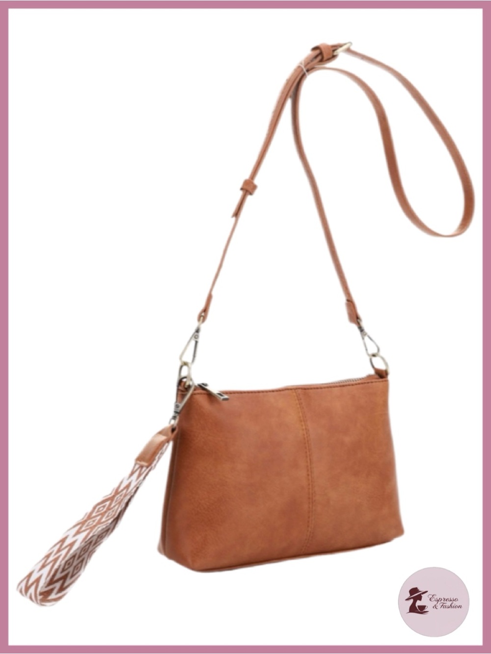 NWT Lana Tan Crossbody Wristlet Bag